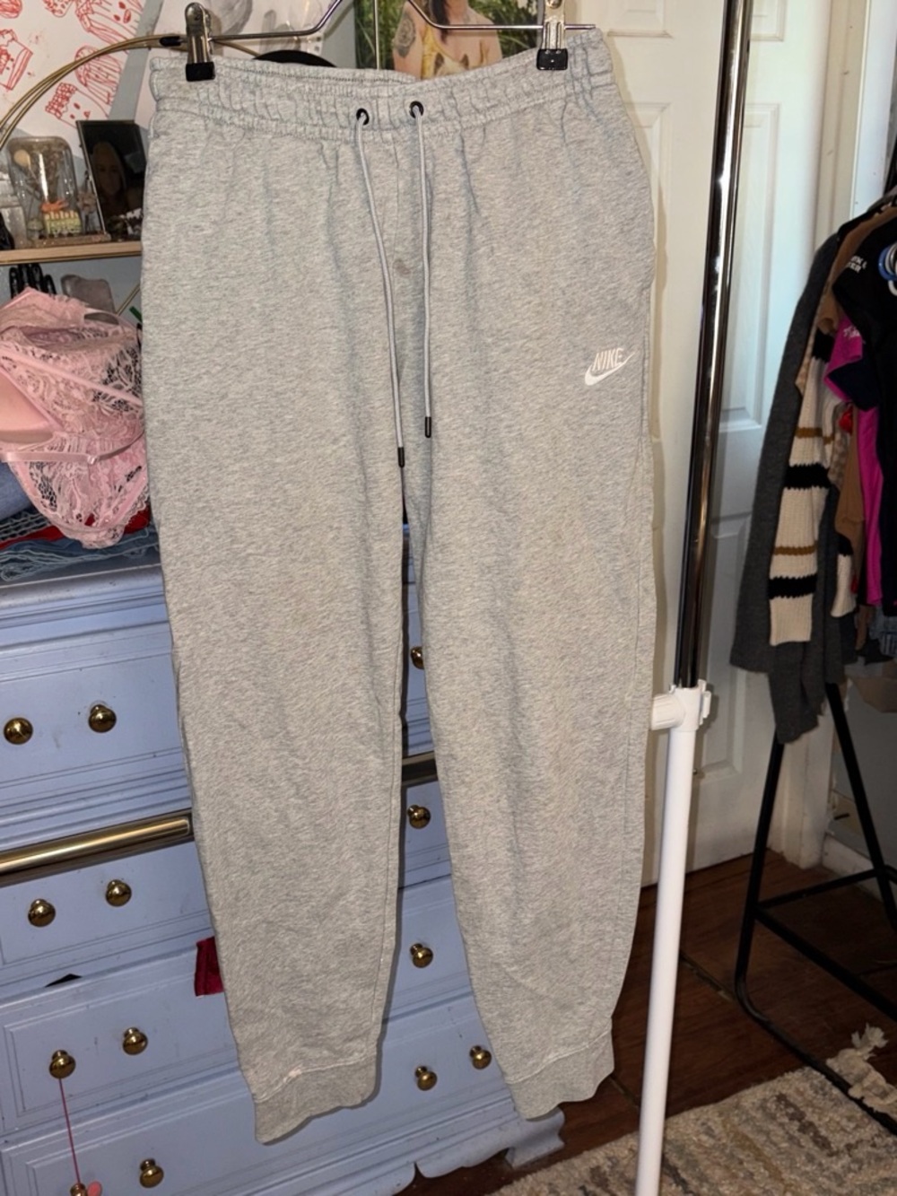 Nike Heather Gray l Fleece Joggers